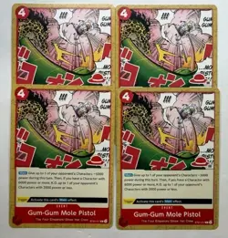 Gum Gum Mole Pistol ST21-017 Learn Together Luffy Deck X4 Playset One Piece - Image 1