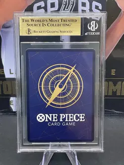 2024 One Piece ST03-005 Dracule Mihawk Jolly Roger Foil Premium Booster BGS 10 - Image 2