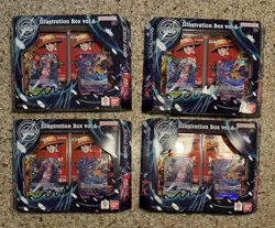 Lot of 4 One Piece Illustration Box Sets! Vol. 6, OP-13 & PRB-02, New/Sealed!! - Image 1