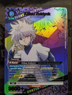 Union Arena: Hunter X Hunter - Killua Zoldyck R* Alternate Art UEX04BT/HTR-2-059 - Image 1
