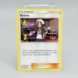 Pokemon TCG Guzma Burning Shadows SM03 115/147 Non-Holo Card LP - Image 1