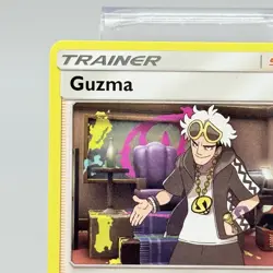 Pokemon TCG Guzma Burning Shadows SM03 115/147 Non-Holo Card LP - Image 2