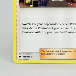 Pokemon TCG Guzma Burning Shadows SM03 115/147 Non-Holo Card LP - Image 5