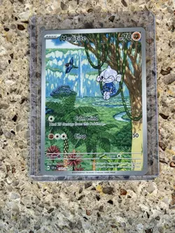 Pokemon TCG Meditite Card 153/142 Sv07 Stellar Crown Rare Illustration - Image 1