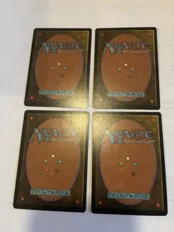MTG Heartstone Stronghold Regular Card Set of 4 LP/NM Magic Vintage - Image 2