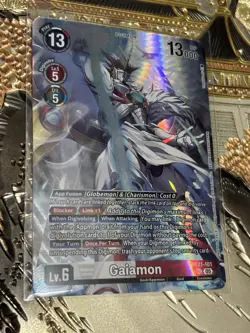Digimon Card Game Gaiamon Alternate Art Foil BT21-101 SEC - Image 1