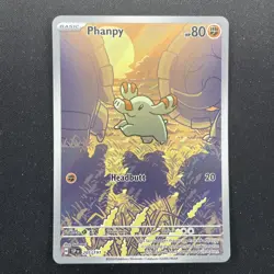 Phanpy - Alt Art - 205/191 - Surging Sparks - Illustration Rare Pokemon TCG Card - Image 1