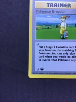 Pokemon Cards: Base Set 1st Edition Rare: Pokemon Breeder 76/102 - Image 5