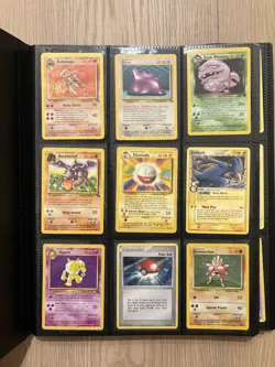 TCG Pokemon WOTC Cards in binder holos rares reverse holos vintage + modern - Image 1