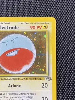 2000 Pokemon ITALIAN Electrode Swirl Holo 2/64 Unlimited Jungle Card LP+ - Image 4