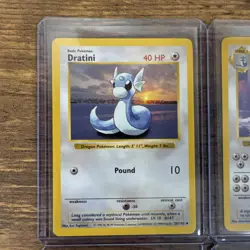 Pokemon TCG Base SHADOWLESS Lot 4 Cards Dratini Dragonair Growlithe Arcanine LP - Image 2