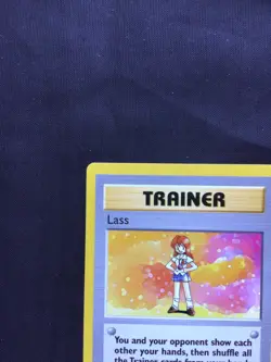 Pokemon Cards: Base Set Shadowless Rare: Lass 75/102 - Image 2