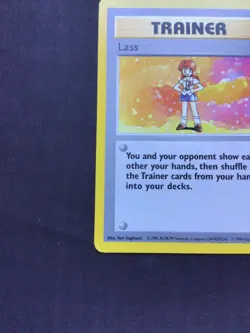 Pokemon Cards: Base Set Shadowless Rare: Lass 75/102 - Image 5