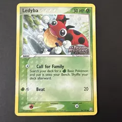 Pokemon Card Ledyba Team Rocket Returns 64/109 Reverse Holo Stamped - NM - Image 1