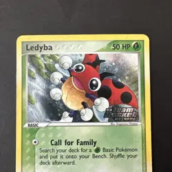 Pokemon Card Ledyba Team Rocket Returns 64/109 Reverse Holo Stamped - NM - Image 2