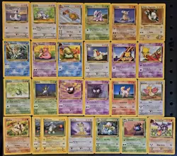 POKEMON TCG LOT OF 35 VINTAGE CARDS LP - Image 1