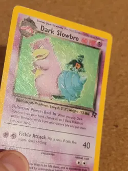 Pokemon TCG Dark Slowbro Holo Card Team Rocket - Image 3