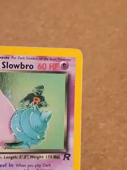 Pokemon TCG Dark Slowbro Holo Card Team Rocket - Image 5