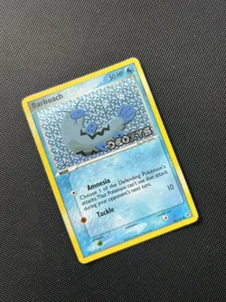 Pokemon Card EX Deoxys Reverse Holo Barboach 54/107 Stamped - Image 4