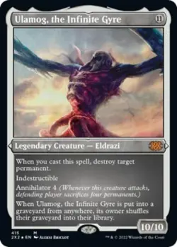 MTG English Ulamog, the Infinite Gyre (Foil Etched) NM Foil Double Masters 2022 - Image 1