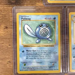 Pokemon TCG Base 1st Ed/ SHADOWLESS Lot 5 Cards Poliwhirl Electrode LP+ to MP - Image 4