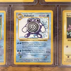 Pokemon TCG Base 1st Ed/ SHADOWLESS Lot 5 Cards Poliwhirl Electrode LP+ to MP - Image 5