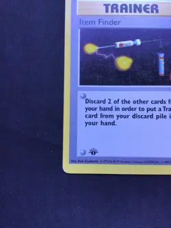 Pokemon Cards: Base Set 1st Edition Rare: Item Finder 74/102 - Image 5