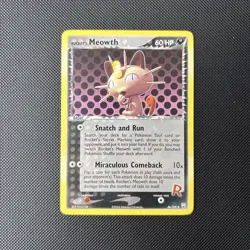 Pokemon Card EX Team Rocket Returns Rocket's Meowth 46/109 - Image 1