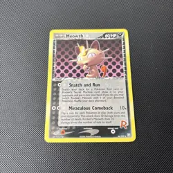 Pokemon Card EX Team Rocket Returns Rocket's Meowth 46/109 - Image 3