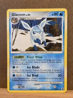 Glaceon Rising Rivals 41/111 Uncommon non-holo LP - ungraded Pokemon Card - Image 1
