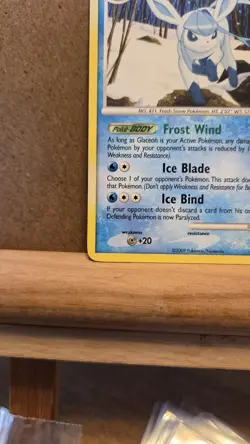 Glaceon Rising Rivals 41/111 Uncommon non-holo LP - ungraded Pokemon Card - Image 4