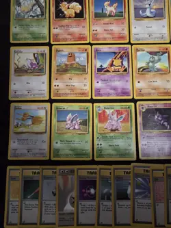 Pokemon TCG Base Set Lot Of 45 Cards (LP, MP And HP) See Photos - Image 2