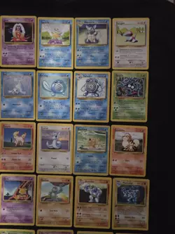 Pokemon TCG Base Set Lot Of 45 Cards (LP, MP And HP) See Photos - Image 3