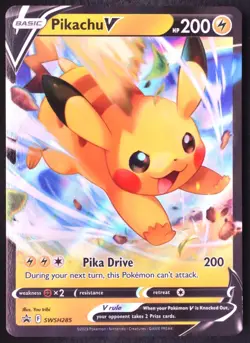 Pikachu V SWSH285 - Pokemon SWSH Black Star Promos Card - Image 1