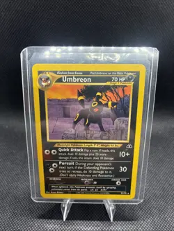 Pokemon TCG Umbreon Neo Discovery Non-Holo Card 32/75 2001 NM-MT Rare Unlimited - Image 1