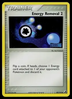 Pokemon Card - Energy Removal 2 Unseen Forces 82/115 Reverse Holo Stamped - Image 1