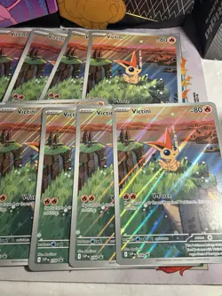 Lot Of 17 - Victini Jumbo Promo Illustration Rare SVP 208 **OVERSIZED CARD** - Image 2
