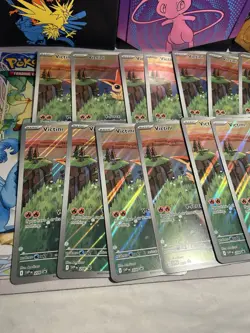 Lot Of 17 - Victini Jumbo Promo Illustration Rare SVP 208 **OVERSIZED CARD** - Image 3