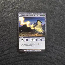 Chaotic TCG Dawn Of Perim Lightning Burst Uncommon Card 107/232 - Image 1