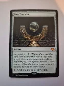 1x MTG Magic the Gathering Mox Tantalite Modern Horizons 226 NM x1 - Image 1