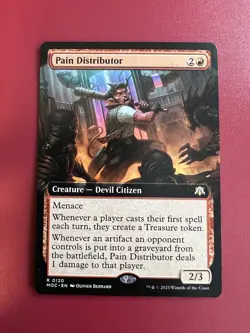 *** Pain Distributor *** Extended Art Commander: March of The Machine NM MTG - Image 1