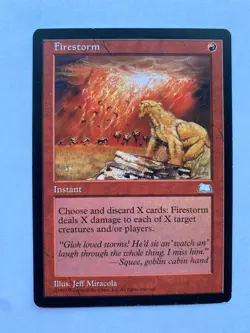 Firestorm - Weatherlight - MTG - Reserved List - MP - Magic the Gathering - Image 1
