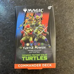 Commander Deck "Turtle Power" Teenage Mutant Ninja Turtles TMT MTG In Hand - Image 1