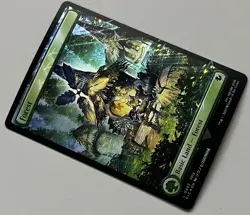 MTG Final Fantasy Commander Basic Land Forest COMMON CHOCOBO TRACK FOIL #0482 - Image 2
