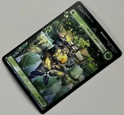 MTG Final Fantasy Commander Basic Land Forest COMMON CHOCOBO TRACK FOIL #0482 - Image 5