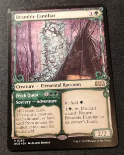 Bramble Familiar - Showcase - WOE - MTG - EN - NM - 0283 - Image 1