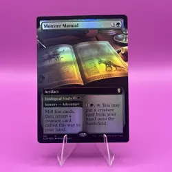 Monster Manual (Extended Art) Commander Legends: Battle for Baldur's Gate Foil - Image 1