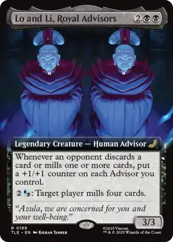 x1 Lo and Li, Royal Advisors - Extended Art R MTG Avatar: The Last Airbender: Et - Image 1