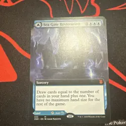 Magic: The Gathering Sea Gate Restoration Zendikar Rising Mythic 333 Extended A… - Image 1