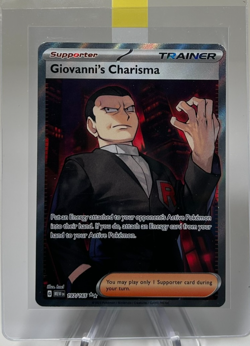 Giovanni's Charisma - 197/165 - Full Art - Pokemon 151 - Near Mint - Image 1
